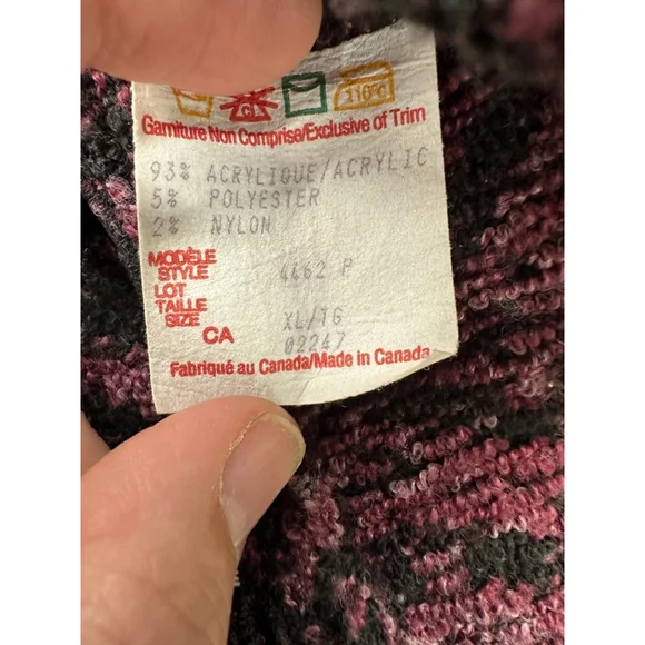 Vintage Maria Lisa Blazer XL Black Pink - Picture 5 of 6